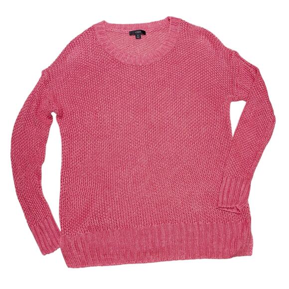 J.Crew Coral Beach Open Knit Sweater size Small - Picture 6 of 7